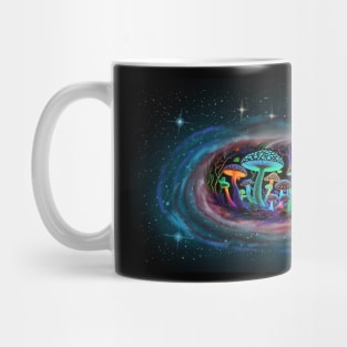 Trippy Mushroom Galaxy Mug